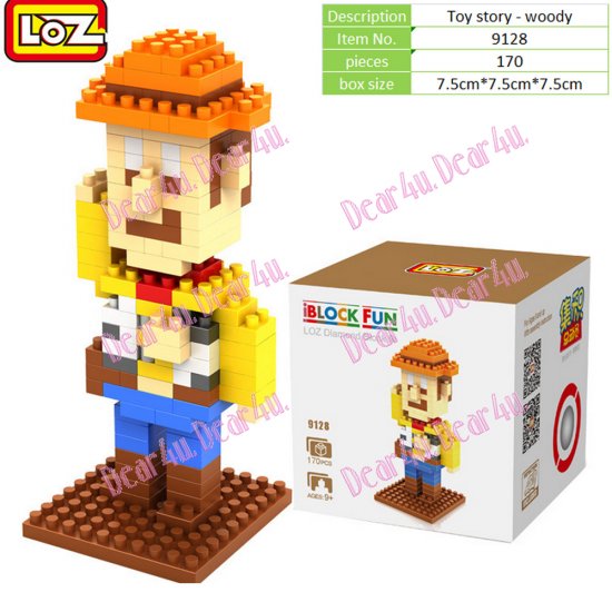 Toy Story Buzz lightyear LOZ iBLOCK Micro Mini Building Lego set - Click Image to Close