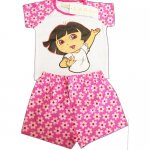 Girls DORA Summer Pajama 2 pieces - flora