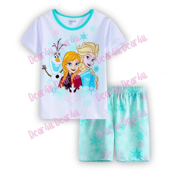 Babies girls Frozen 2pcs pyjama pjs - cotton - Click Image to Close