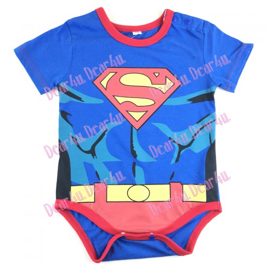 Boys baby toddler cotton Baby Romper - superman baby musle - Click Image to Close