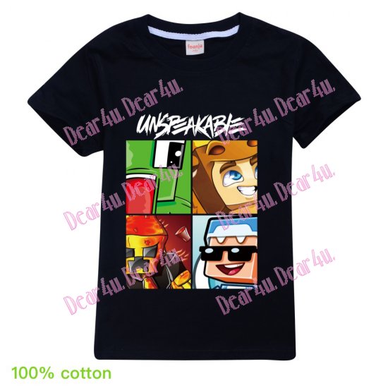 Boys 100% cotton T-shirt - UNSPEAKABLE 2 - Click Image to Close