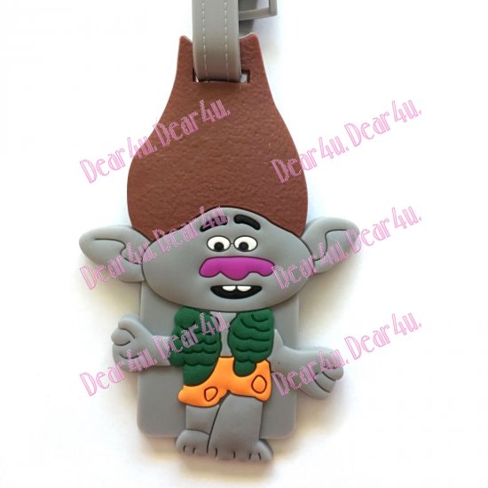 TROLLS Silicone Travel Luggage Baggage Tags - Click Image to Close