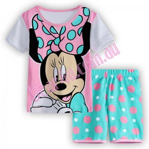 Babies Girls Minnie Mouse 2pcs pyjama pjs - cotton
