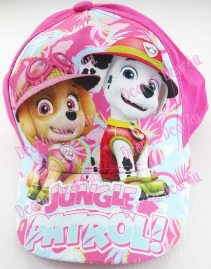 Kids baseball cap hat - Paw Patrol pink Skye - Click Image to Close