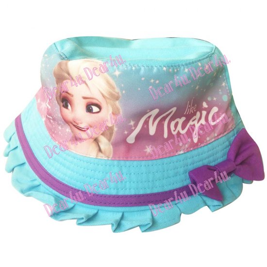 Kids toddler bucket hat - Frozen Anna and Elsa - Click Image to Close
