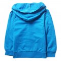 Boys Pokemon blue cotton thin jacket with zip and hoodie