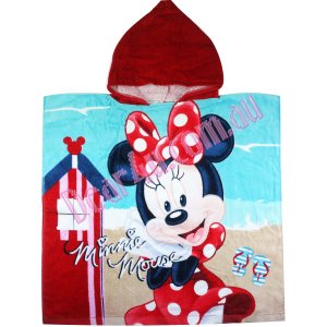 Girls small Bath / Beach hooded Towel - Minnie Mouse