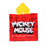 Girls boys small Bath / Beach hooded Towel - Mickey