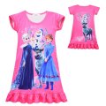 Girls Summer dress nightie - Frozen pink