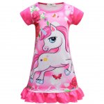 Girls summer dress nightie - Unicorn