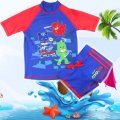 Kids swimming bather swim suit top trunks - PJ masks