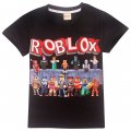 Boys ROBLOX 100% cotton T-shirt - black2