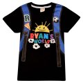 Ryan toys review 100% cotton T-shirt - black