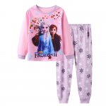 Babies girls long sleeve cotton 2pcs pyjama pjs - Frozen 3
