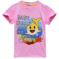 Boys Baby shark pink tshirt