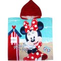 Girls small Bath / Beach hooded Towel - Minnie Mouse