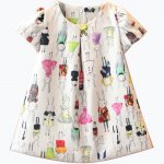 Girls stylish Rabbit party princess spring autumn dress