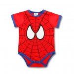 Boys baby toddler cotton Romper - Spiderman shortsleeve