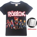 Boys ROBLOX 100% cotton T-shirt - black