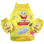 Boys Girls kichen chef craft cooking apron wz sleeves-Sponge Bob