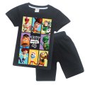 Boys Toy Story 4 short sleeve set pjs 100% cotton - black