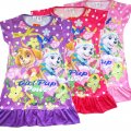 Girls PAW PATROL nightie dress pyjama pjs - purple red pink