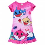 Girls Summer dress nightie - Baby Shark