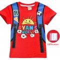 Ryan toys review 100% cotton T-shirt - red
