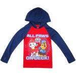 Boys Paw patrol hoodie top - red