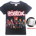 Boys ROBLOX 100% cotton T-shirt - black