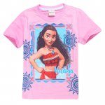 Girls MOANA short sleeve tee t-shirt - light pink