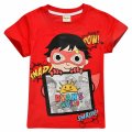 Ryan toys review 100% cotton T-shirt - red