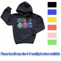 Boys Girls thick fleece hoodie top - Among us