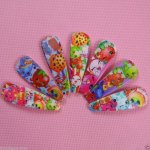 Shopkins Girls Hair Clip clips Multiple Colours