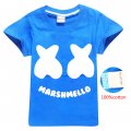 Boys Marshmello DJ Music 100% cotton T-shirt - blue