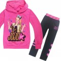 Girls Jojo Siwa hoodie long sleeve t-shirt and legging pant pink