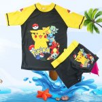 Kids swimming bather swim suit top trunks - Pokemon