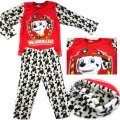 Boys girls 2pcs mink fleece pyjama pjs - Paw patrol red