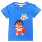 Ryan toys review 100% cotton T-shirt - blue