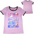 Girls Shopkins print tee - pink
