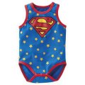Boys baby toddler cotton Romper - Superman nonesleeve