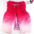Girls Trolls fur vest outwear