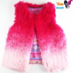 Girls Trolls fur vest outwear