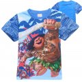 Boys MOANA short sleeve tee t-shirt - Maui and Kakamora