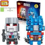 Transformers Optimus Prime Megatron LOZ iBLOCK Micro Mini Lego