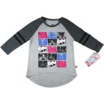 Girls Monster High tee with three-quarter sleeve - grey
