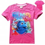 Girls Finding DORY finding NEMO2 cotton t-shirt - pink