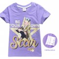 Girls Jojo Siwa short sleeve tee t-shirt - purple 1